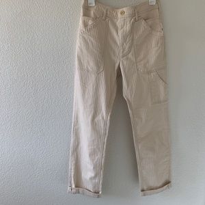 NWT Anthropologie Sand Khaki Blend Trousers